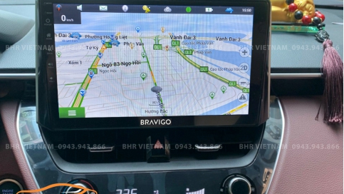 Màn hình DVD Android liền camera 360 xe Toyota Cross 2020 - nay | Bravigo Ultimate (6G+128G)  